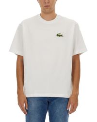Lacoste - T-Shirt With Logo - Lyst
