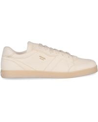 Prada - Low-Top Leather Sneakers Cervus Elaphus S Trainers - Lyst