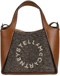 Stella McCartney Herringbone Jacquard Shoulder Bag
