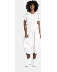 Comme des Garçons - Crochet Knit Top - Lyst