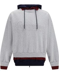 Balenciaga - Three-Layer Hoodie Cotton Sweatshirts - Lyst