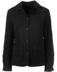 Mackage - Sian Vertical Quilted Jacket With Open Collar - Lyst