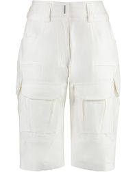 Givenchy - Cotton Cargo Bermuda Shorts - Lyst