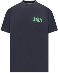 Palm Angels - T-shirt With I Am Lost Logo - Lyst
