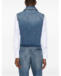 Givenchy - Denim Vest - Lyst