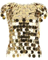 Rabanne - Sequins Top - Lyst