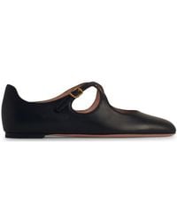 Bally - Rina Square Toe Ballet Flats - Lyst