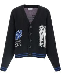 Off-White c/o Virgil Abloh - 'Glide Diag' Cardigan - Lyst