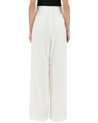 Givenchy - Cotton Pleated Pants Trousers - Lyst