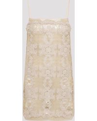 Ermanno Scervino - Mini Dresses Nude & Neutrals - Lyst