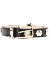 KHAITE - Benny Belt With Studs - Lyst