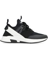 Tom Ford - Jago Logo-patch Leather And Shell Low-top Trainers - Lyst