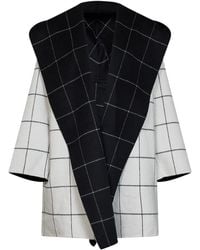 TOTEME - And Check Double Hooded Coat - Lyst