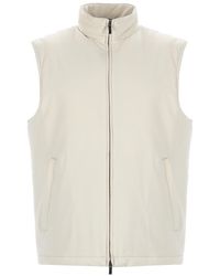 Fay - Turtleneck Vest Polyamide Waistcoats & Gilets - Lyst