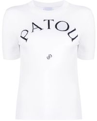 Patou - Organic Cotton Blend Knit Top - Lyst