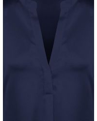 Vince - Silk Shirt V-Neck - Lyst