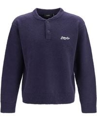 Axel Arigato - Tag Crewneck Sweater Cotton; Nylon; Polyester - Lyst