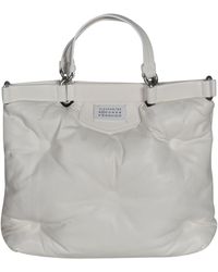 maison margiela leather shoulder bolsa