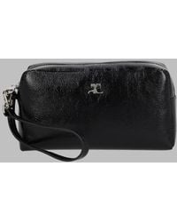 Courreges - Beauty Case Ac Naplack Leather Varnished Cow Clutch Bags - Lyst