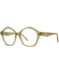 Loewe - Eyeglasses Square Full Rim, Glossy Frame And Clear Demo Lens Lw50053I096 - Lyst