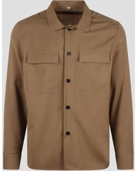 Low Brand - Tropical Wool Shirt Jacket - Lyst
