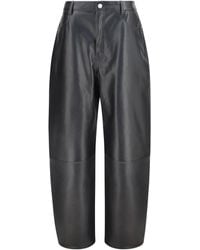 Arma - Ece Barrel Leather Pants Lamb Ovis Aries Trousers - Lyst