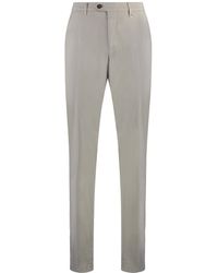 Canali - Slim Fit Chino Trousers - Lyst