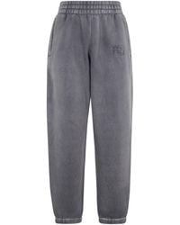 T By Alexander Wang - Jogger Terry Trousers - Lyst