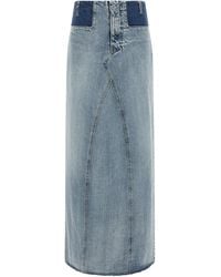 Maison Margiela - Maison Margiela Deconstructed Denim Skirt - Lyst