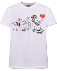 PS by Paul Smith - Ps Paul Smith Printed T-Shirt T-Shirt - Lyst