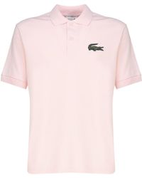 Lacoste - Cotton Pique Polo Shirt With Logo - Lyst