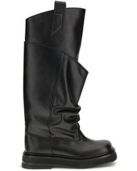 The Attico - La Passeggiata Boots Calf Leather Bos Taurus - Lyst