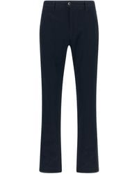 Incotex - Stretch Cotton Canvas Trousers - Lyst