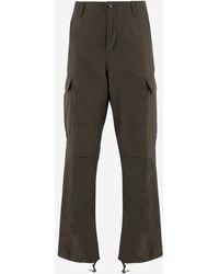 Carhartt - Cargo Pants Regular Cotton Trousers - Lyst