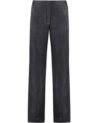 Tory Burch - Wide-Leg Jeans - Lyst