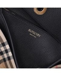 Burberry - Leather Crossbody Bag Calf-Grain Shoulder - Lyst