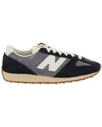 New Balance - Low Top Sneakers With Logo Patch - Lyst