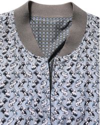 Dolce & Gabbana - Cotton Car Print Bomber Jacket Clothing - Lyst