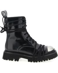 Moschino - 'Combat' Combat Boots - Lyst