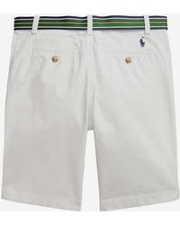 Polo Ralph Lauren - Stretch Cotton Shorts Trousers - Lyst