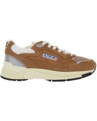 Autry - 'Hyperway' Low Top Sneakers With Logo Patch On Side And Tongue - Lyst