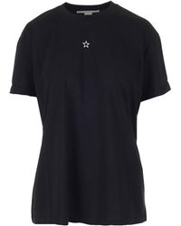 Stella McCartney - Star Embroidered T- Shirt - Lyst