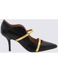 Malone Souliers - Black And Gold Leather Maureen Pumps - Lyst