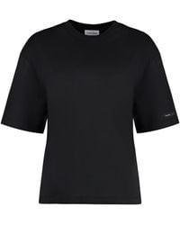 Calvin Klein - Open Back Round Neck T-Shirt - Lyst