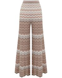 D.exterior - Viscose And Lurex Trousers - Lyst