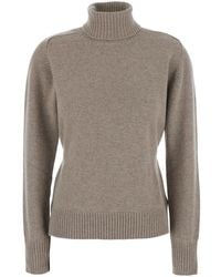 P.A.R.O.S.H. - P.A.R.O..H. Sweater High-Neck Wool Tops - Lyst