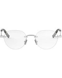 Dior - Eyeglasses Square Rimless, Polished Titanium Frame And Clear Demo Lenses Lens Cddiamondor5Uf200 Sunglasses - Lyst