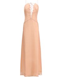 Kristina Ti - Charlene Amnesia Long Dress Outer: Silk; Inner: Cupro - Lyst