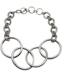 Junya Watanabe - Four Ring Chain Link Necklace Accessories - Lyst