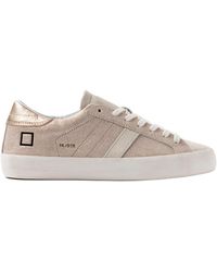 Date - Sneakers Hill Low Stardust Platinum - Lyst